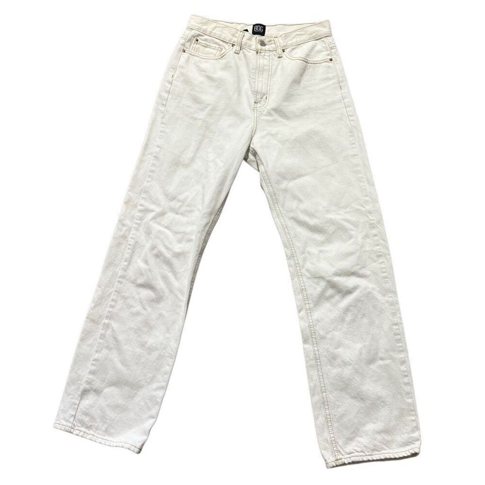 BDG Urban Outfitters White Straight Leg Cowboy Jean Size 28
